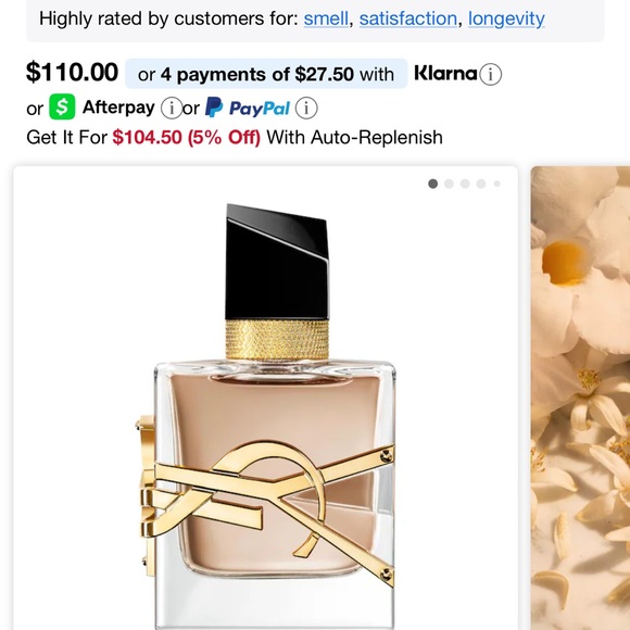 Yves Saint Laurent Libre Flowers & Flames Eau de Parfum - White & Gold Box - Picture 3 of 6